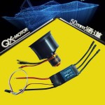 QX-MOTOR 50mm 12 pale ventilatore canalizzato EDF con motore Brushless 3-4S per FMS RC aereo EDF RC elicottero RC aereo